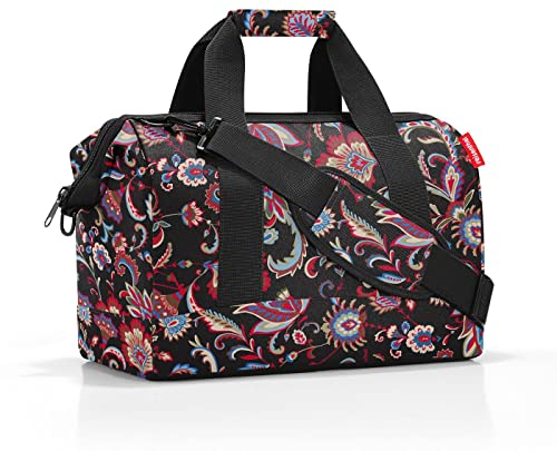 reisenthel allrounder M paisley black – Vielfältige Doktortasche zum Reisen, für die Arbeit oder Freizeit – Mit funktional-stylischem Design