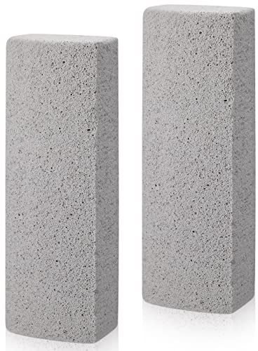 Loopeer 2 Pcs Pet Hair Remover Bimsstein for Dog Cat Hair Removal Cleaning Pet Hair Stone 6 Inch Dog Fur Removal Tool for Car Interior Bedding Carpet Couch Furniture Cleaning (15,2 x 5,1 x 4,1 cm)