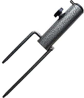 ZAANU Sonnenschirmstecker Strandschirm Ständer Basis para Sombrilla De Patio L Halterungen Heavy Duty Pole Stake Sand Regenschirm Anker Regenschirm Flagge Pole Regenschirm Anker Pfähle Metall/38