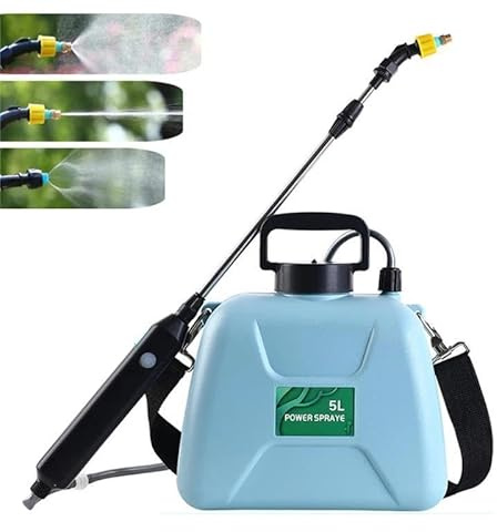 Pulverisateur Electrique, Pulvérisateur De Jardin électrique 5l/8L, Pulvérisateur à Pression, Batterie 2400 mAh pour Le Nettoyage par pulvérisation des Plantes de Jardin (5L-A)