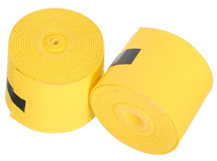 Anti Rutsch Klebebänder für Drumsticks 2 Stück, Gelb, Pu | Schweißabsorbierend, für Drums, Leicht zu Montieren, Schnell Austauschbar, Kreatives Design