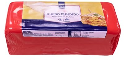 Queso Fundido METRO Chef – Barra 3kg y Lonchas 800g | Cremoso y Delicioso | Ideal para Sándwiches, Hamburguesas y Gratinar (Refrigerado) (1 PIEZA, Queso Fundido en Barra 3 Kg Aprox)