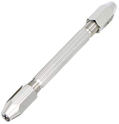 0-3.1mm Double End Hand Drill Manual Gimlet Double End Pin Vice Drill Hand Drilling Tool For Drilling Wood