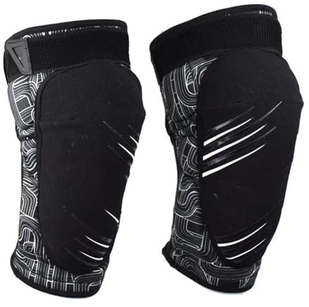 Regolabile Ginocchiera Pads Protector Armor Ginocchiere per Motociclisti Ginocchiere per Moto da Cross Antiscivolo Resistenti all'Usura Ginocchiere per Moto ammortizzanti Anti-Caduta(Black)