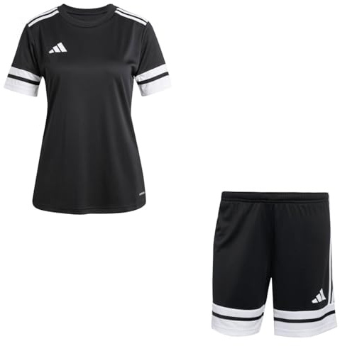 adidas Damen Set Trikot + Hose Squadra 25 Black/White S