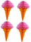 LABRIMP 4 Piezas Bolas de Panal de Decoración de Cumpleaños de Adornos Colgantes Fiestas Accesorios Fotográficos