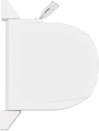 Enrollador de Cinta para Persiana Enrollable, Cinta Enrollable Blanca, Recogedor de Persiana con Sistema de Bisagra Incluido, Enrollador de Cinta para Cinta de Persiana Enrollable, 5m x 14mm