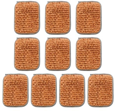 Paño De Cocina De Seda, Removedor De Grasa Resistente, 10 Piezas, Estropajos De, Paño Para Lavar Platos, Almohadillas De Limpieza Reutilizables, Para Cocina, Hogar, Ollas, Sartén