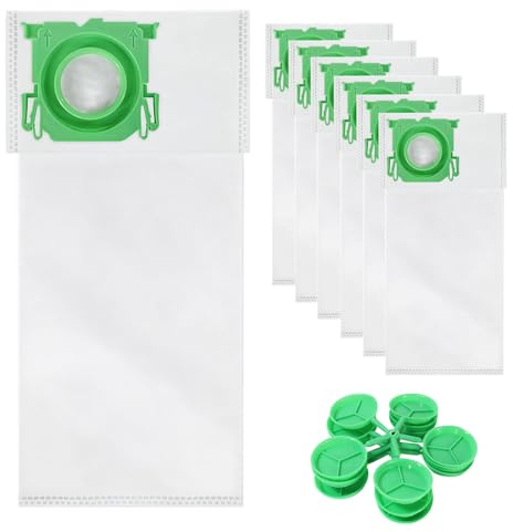 Elyyapt 15 Pack Cylinder Vacuum Cleaner Bags Compatible with Sebo Hoover Bags, K1, K3 Series, Vacuum Dust Bags Replacements Large Capacity Vacuums Bags
