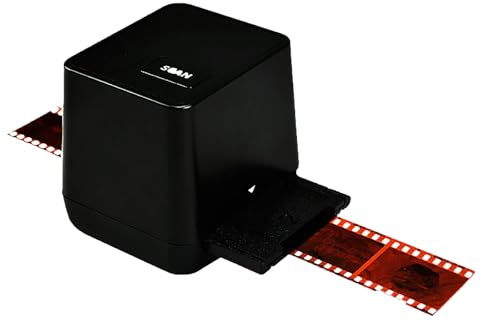 Digital Film Scanner, 17 Megapixels Negatives Slide Converter, Converts 126/135(35 Mm) Film Negatives and Slides To JPEG Format, One Key Scan and Fast Conversion, for Family, Gifting