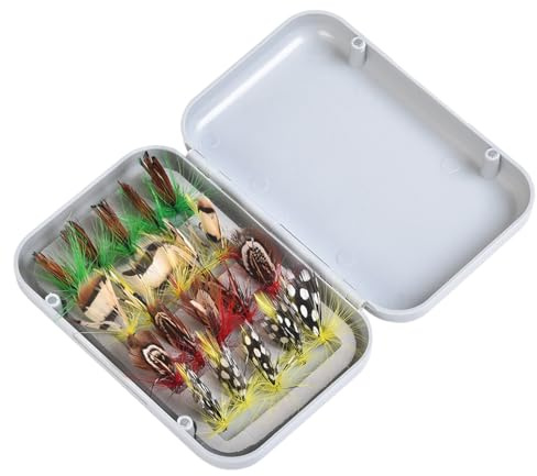 Juego de Moscas de con Mosca para Pescadores, prácticos Accesorios de | Cebo para Trucha Realista - para Pescadores en Lagos, ríos, Arroyos, estanques, Hombres y Padres