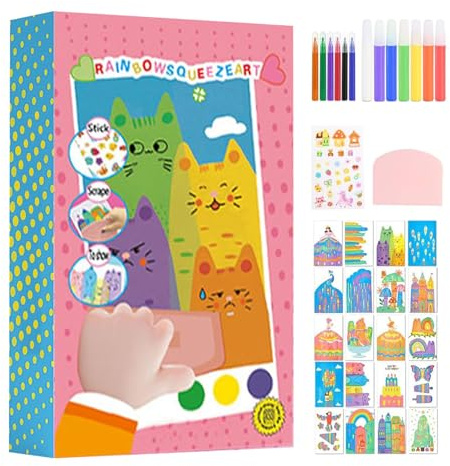 Scratch Paper Art Set för barn, Scratch Paper Art Set för barn Junior Party
