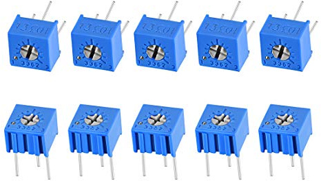 sourcing map 10stk. 3362 Trimmpotentiometer Oben Verstellbar Variable Widerstand 10K Ohm