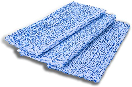 Staubsaugerladen.de 3 Reinigungstücher kompatibel mit Vorwerk Kobold SP-600, SPB-100, SP-7 Akku Saug-Wischer, Wisch-Sauger, Hartbodenreiniger, Ersatzteil, Zubehör, Boden-Faser, Wisch-Tücher