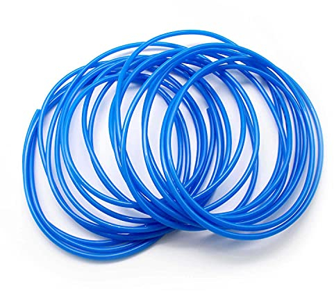 SRJQXH Diametro Esterno 6 mm/Diametro Interno 4 mm Tubo Pneumatico, 10 m Lunghezza Tubo Dell'aria in Poliuretano, Blu Tubo Fiessibile in Poliuretano PU, per Utensili Pneumatici