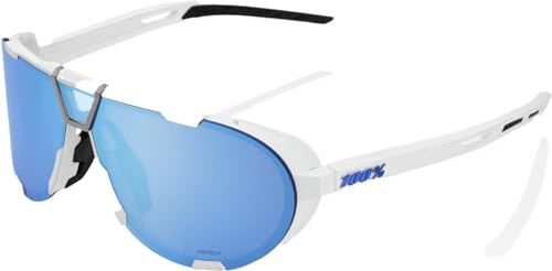 100% GAFAS Unisex Westcraft-Soft Tact White-Hiper Blue Hakan-Polished Black-Purple Multilayer Mirror Lens