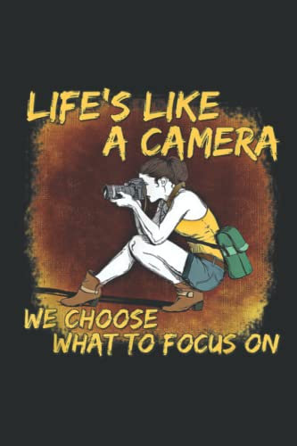 Photography Life Photographer Gift - Cute Quote Idea: Wide Ruled Line Paper, 120 Pages, 6 x 9 Inches, Lined Notebook Journal for Work, School and College Supplies