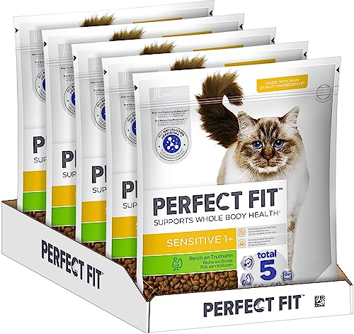 PERFECT FIT™ Katze Beutel Sensitive 1+ mit Truthahn 5x1,4kg