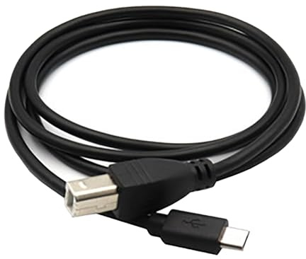 LUCKGONI Câble micro USB mâle vers USB type B mâle OTG pour scanner, contrôleur MIDI, clavier, imprimante, connecteur