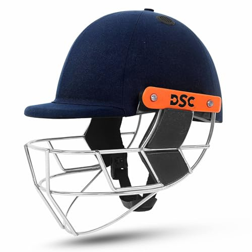 DSC Empra, casco da cricket per uomini e ragazzi, leggero e regolabile, design a flusso d'aria, protezione durevole e assorbe il sudore