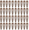 Lot de 40 barrettes à cheveux en métal pour fille - 5 cm - Pour femme - Accessoires de cheveux (marron)