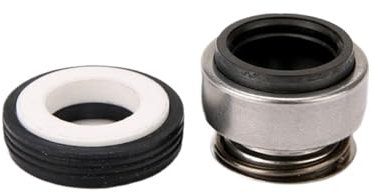CAYUND Gleitringdichtungen 301-13 (BT-AR-13) Gleitringdichtungen for Wasserpumpen mit Wellengröße 13 mm | BT-AR-Dichtungen (Material: Kohlenstoff/Keramik/NBR)