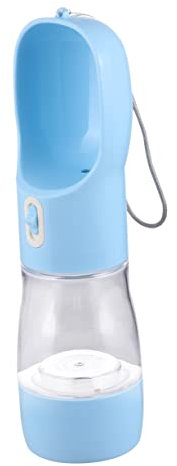 COLLBATH Vaso de Agua para Perros Botella de Comida Portátil para Mascotas Dispensador de Agua Y Comida para Perros a Prueba de Fugas Recipiente de Agua Liviano para Viajes para Y Gatos