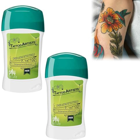 Tattoo Transfer Gel, 2 Stück Tattoo Stencil Gel, Tattoo Haut Lösung Gel, Tattoo Transfer Creme, Stencil Gel für Tranfer Stencils Stuff and Tattoo Stencil, Tattoo Transferseife Profi Zubehör