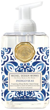 Michel Design Works INDIGO SEAS Skumtvål, skumtvål (530 ml) havsluft och jasmin