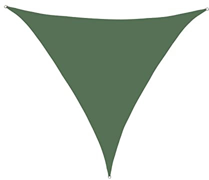 Sun Shade Sail Triangle, Sun Shades Outdoor Triangle, Sail Shade Triangle, UV Block Canopy for Patio Backyard Lawn Garden OutdoorG, 18' x 18'x 18'