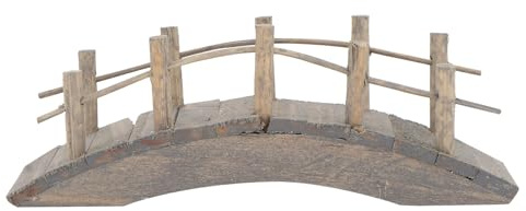 FIXOSHEE Pont Arc pour Mini-Maison Accessoire de Décoration pour Maquette Simulation de Jardin Miniature Banc pour Décoration de Scène Modèle de Pont pour Collection de Miniatures