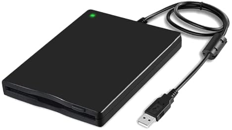 Butyge USB-diskettenhet, 3,5 FDD, bärbar, 1,44 MB, extern diskettenhet för PC, bärbar dator, stationär dator