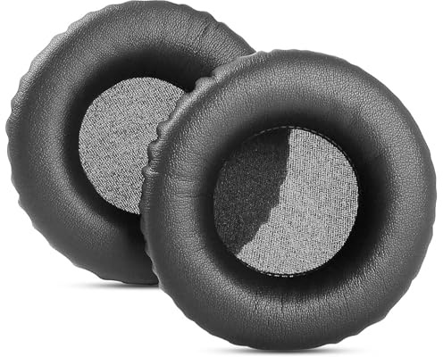 Leather Ear Pads Pillow Replacement Earpads Cushion Foam Earmuff Cover Compatible with Pioneer HDJ500 HDJ 500 HDJ-500 Headset Headphones