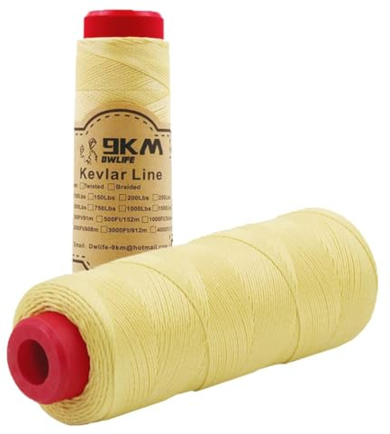 9KM DWLIFE Kite String professionelle Kevlar geflochtene Seil (152~ 305m) Hohe Stärke (18 ~ 181kg) Angelhilfe Linie Camping Wandern Survival Seil Outdoor (0,4 mm-1,1 mm)