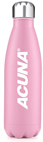 ACUNA Stainless Steel Flask Water Bottle 750 ML, Insulated Water Bottle 12hrs Hot & 24hrs Cold Drinks With Double Wall - Vacuum Flask Sport Bottle- For Fitness, Gym, Cycling, Hiking, Outdoor(Lavender)