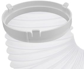 Exhaust Hose Connector, Air Conditioner Exhaust Hose Coupler Round Tube Conditioner Adapter for 1.5P Mobile Air Conditioner KYR 35