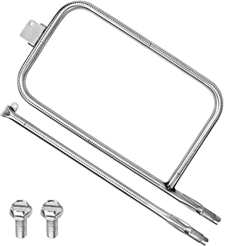 GGC Grillbrennerrohr für Weber 65032 Q300 Q320 Q3000 Q3200 Serie Grills, Edelstahl 60036 Grillbrennerrohr-Set Ersatz für Weber 404341 57060001 586002 | 56cm Edelstahl 60036 Grill Brenner Rohr Set Ersatz für Weber 404341 57060001 586002
