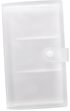 MAGICLULU 120 Aufbewahrung Von Visitenkarten Namenskartenhalter Tragbarer Kartenhalter Visitenkarten Buch Namenskarten-organizer Aufbewahrungsheft Plastik