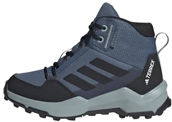adidas Unisex Kinder Terrex AX4R MID RAIN.RDY Hiking Shoes, Wonder Steel/core Black/Magic Grey, 36 EU