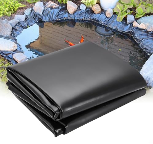Ywanwj 9x12.5mTeichfolie Poolfolie Hochwertige Beständigkeit Dichtungsfolie Teichmembran Gartenteich Teiche Blumen Gärten Völlig sicher für Wasserfall teich baufolie Einfaches Schneiden