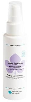 Biofficina Toscana Latte leave-in ravvivante, 100 ml – Trattamento ammorbidente per capelli biondi, trattati e bianchi – Con passiflora bio toscana, estratti di fiordaliso e cheratina vegetale