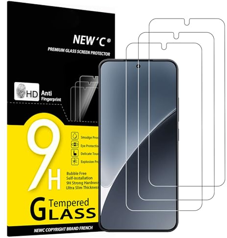 NEW'C 3 Stück für Xiaomi 15 für Panzerglas (nicht kompatibel mit Xiaomi Redmi 15), Frei von Kratzern, 9H Härte, HD Displayschutzfolie, 0.33mm Ultra-klar, Ultrabeständig