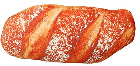 MUSISALY Simulationsbrotkissen 35cm Plüschkissen Lendenkissen Französisches Brot-überwurfkissen Stofftier Aus Baumwolle Inneneinrichtung