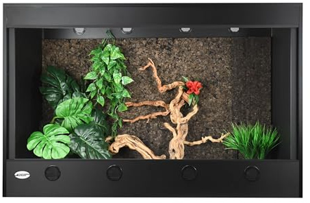 Lucky Reptile IsoTarrium 'Black Edition', Terrarienmaße (B/T/H):120 x 60 x 80 cm