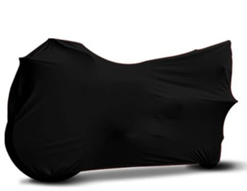 KKHBD Indoor Motorradabdeckung für BMW R 1250 RS (2018 2019 2020 2021 2022 2023 2024-), Stretch Stoff Innen Staubschutz-elastischer Motorradplane Motorrad Schutzhülle für Garage,A Black-Velvet