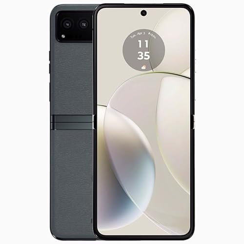 Motorola RAZR 40 5G Dual 256GB 8GB RAM desbloqueado (GSM solo | Sin CDMA - no compatible con Verizon/Sprint) Global, cargador inalámbrico NGP incluido - Verde (Reacondicionado)
