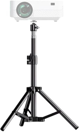 Soporte para proyector, montaje compacto, soporte para proyector, trípode de montaje para cámara, soporte de altura ajustable, soporte para salvamanteles para laptop, resistente para equipos