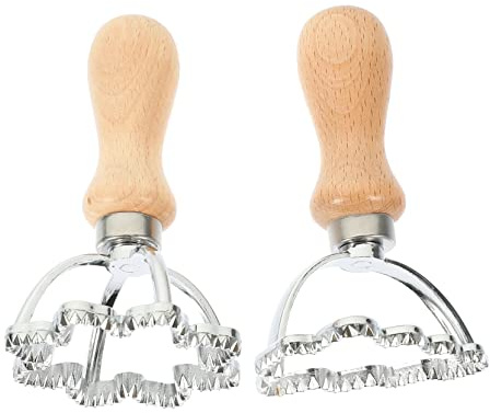 Alipis 2piezas Cortadores de Galletas de Zinc Aleado Cortadores de Galletas Temática Navideña Hogar Accesorio de Cocina Multifunción para Cortar Ravioles y Albóndigas