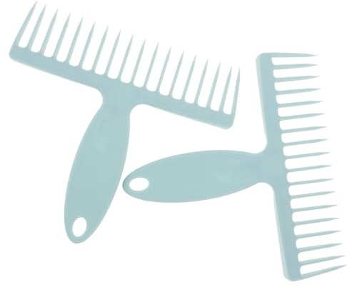ERINGOGO Peigne à Balai 2 Pcs Pour Nettoyage Des Poils Et Cheveux Outil Manuel Pratique Pour Balais Et Tapis
