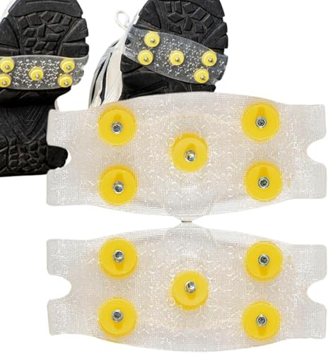 Spikes für Schuhe Winter,2 Stück Anti Rutsch Schuhspikes,Steigeisen Schuhkrallen,rutschfeste,Schuh Spikes Anti Rutsch,Eisspikes für Ei-S und Schnee,für Kinder und Erwachsene